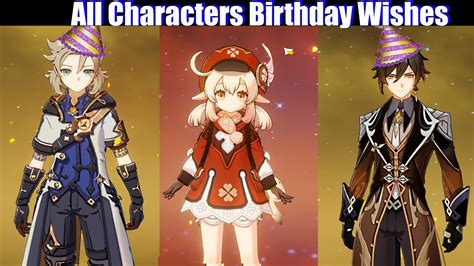 Updated List Of All Character Birthdays In Genshin Impact R Genshin Hot Sex Picture