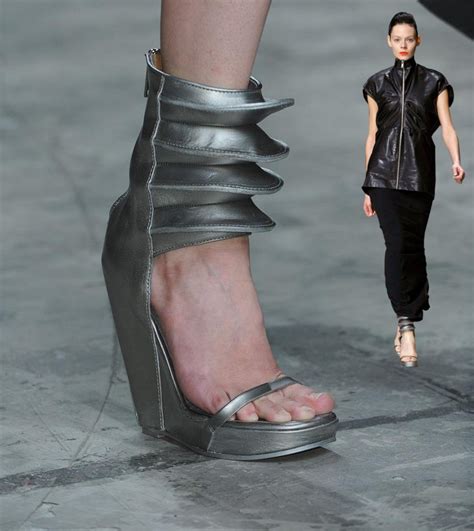 Fashion And Lifestyle Rick Owens Shoes Spring 2012 Womenswear