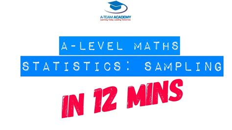 A Level Maths Statistics Sampling Full Breakdown Aqa Ocr Mei