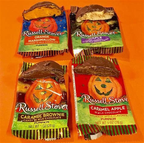 Russell Stover Halloween Caramel Chocolate Pumpkins | Pumpkin chocolate ...