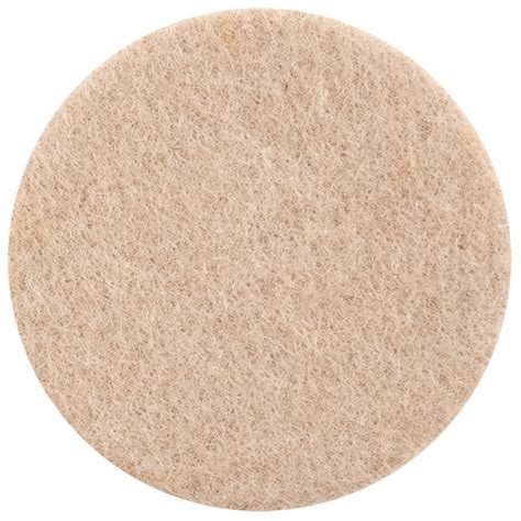 Waxman Softtouch 16 Pack 1 12 In Oatmeal Round Felt Furniture Pads In