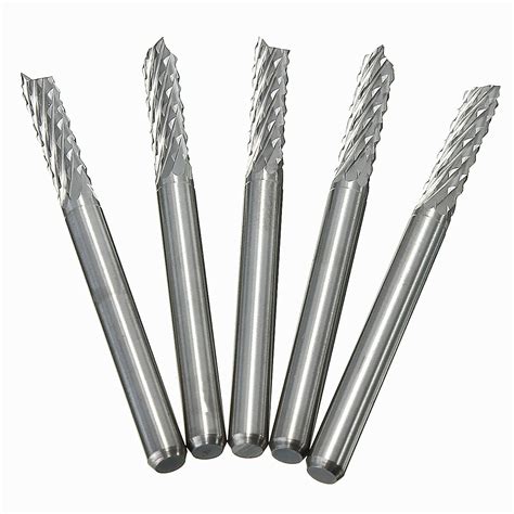 5pcs 3mm Micro Cnc Pcb Carbide Drill Bit 3 175mm Shank Tungsten Steel