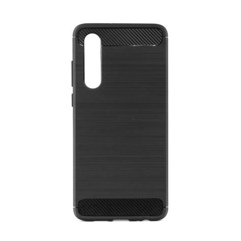 Capa Huawei P Gel Carbono Preto Capas De Telem Veis Milhares De