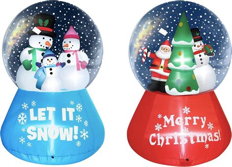 Amazon Inflatable Snow Globe Christmas Inflatables Outdoor