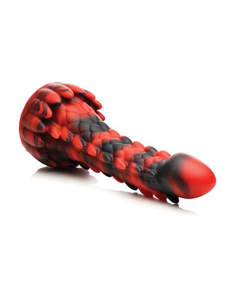 Xr Brands Creature Cocks Demon Rising Scaly Dragon Silicone Dildo