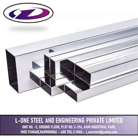 Stainless Steel Square Rectangular Pipes Meter At Kg In Thane