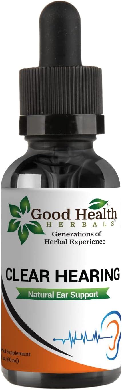 Good Health Herbals Clear Hearing Herbal Extract Natural