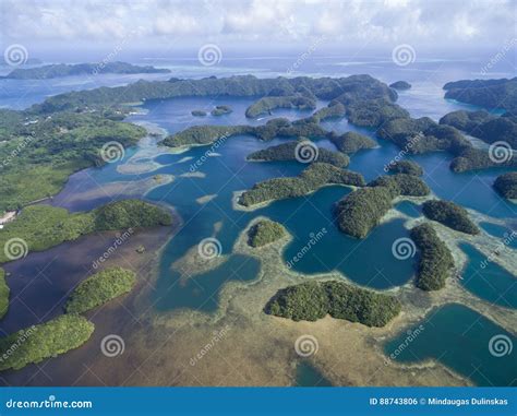 Koror Island In Palau Archipelago Part Of Micronesia Region Stock