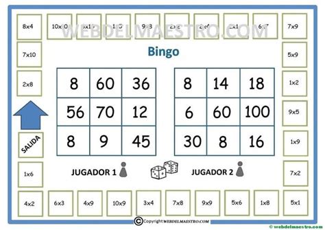 Con Estos Juegos De Matemáticas Para Imprimir Los Niños Podrán Repasar Las Tabla Juegos De