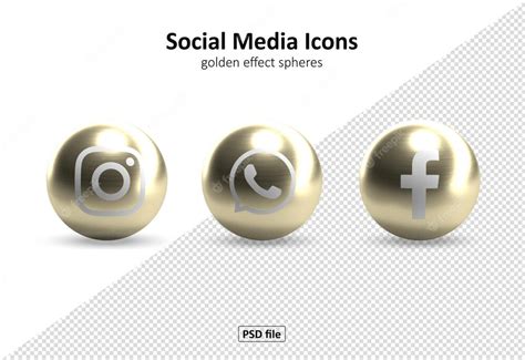 Free PSD | Social media icons pack