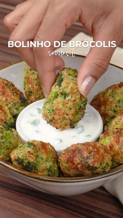 BOLINHO DE BRÓCOLIS Receitas Receitas culinárias saudáveis Bolinhos