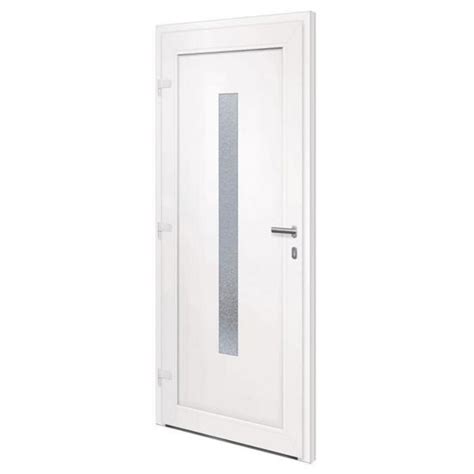 Porte D Entr E Anthracite X Cm Pvc Ruida Cdiscount Bricolage