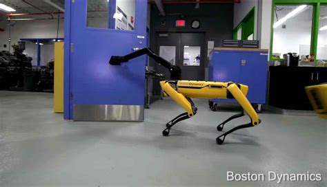 This Video Of Boston Dynamics Robotic Dog Opening Doors Is The Coolest