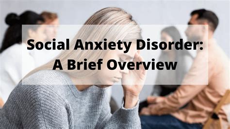 social anxiety disorder symptoms  tips  overcome