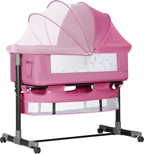 Yadaqe Baby Bassinet Baby Basinet Bedside Sleeper Easy To