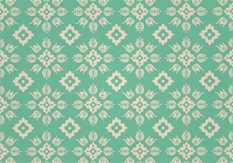 Green Floral Vector Pattern 81634 Vector Art at Vecteezy