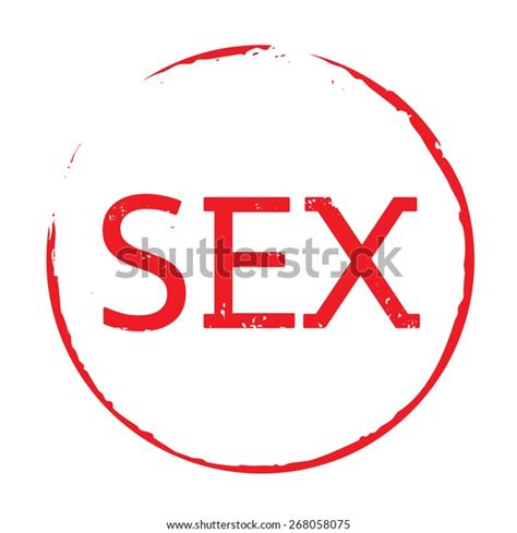 Red Vector Grunge Stamp Sex Stock Vector Royalty Free