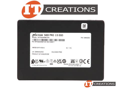 MTFDDAK960TGA-1BC1ZABYY - New Other - Micron 960GB 176-Layer TLC SATA ...