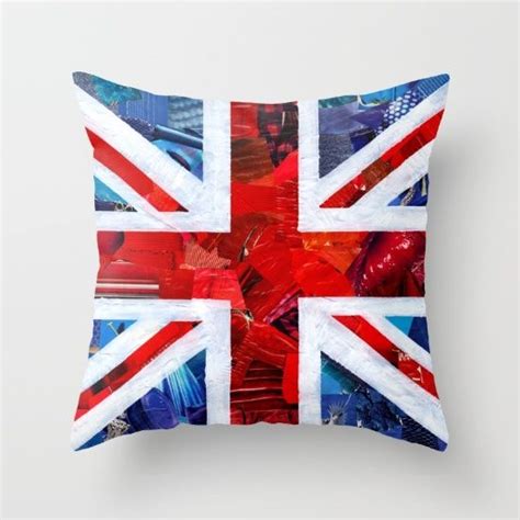 Union Jack Throw Pillow By Artpoptart Society6 Throw Pillows