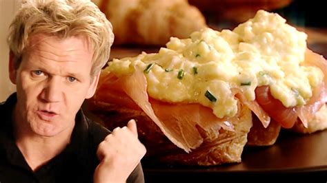 Christmas Scrambled Eggs And Smoked Salmon With Gordon Ramsay Youtube