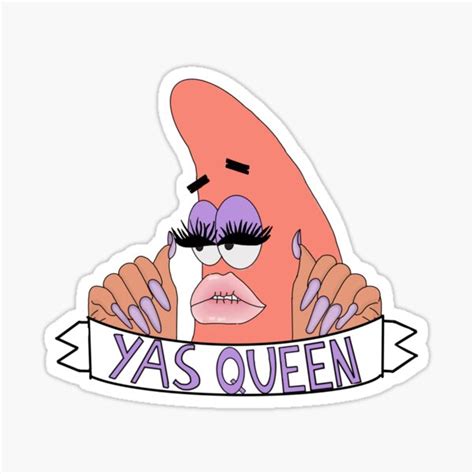 Patrick Star Material Gworl Sticker For Sale By Anniebooth Redbubble