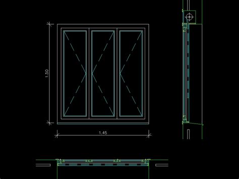 Ventana En AutoCAD Descargar CAD 14 72 KB Bibliocad