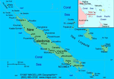 New Caledonia Map Infoplease