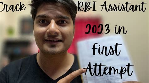 Rbi Assistant 2023 Preparation Strategy Study Plan To Do List Youtube