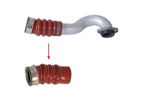 Turbo Hose Excluding Plastic Pipe Big Hose Shown With Arrow