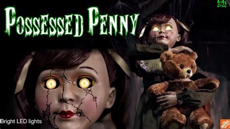 NEW 2023 Possessed Penny Animatronics By Home Depot Halloween Trailer