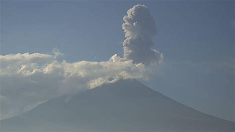 Volcán Popocatépetl Registra 128 Exhalaciones En 24 Horas N