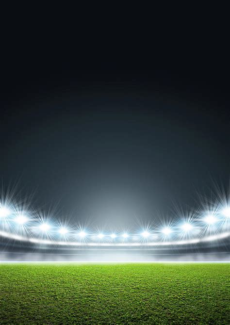 Generic Floodlit Stadium Digital Art By Allan Swart