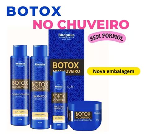 Kit Botox No Chuveiro Itens Tratamento Capilar Restaura O Mercadolivre