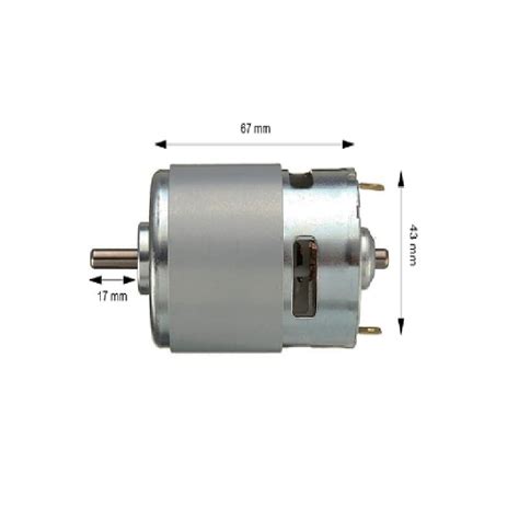 D Shaft 775 12v 12000 Rpmmin High Speed High Torque Dc Motor Dual