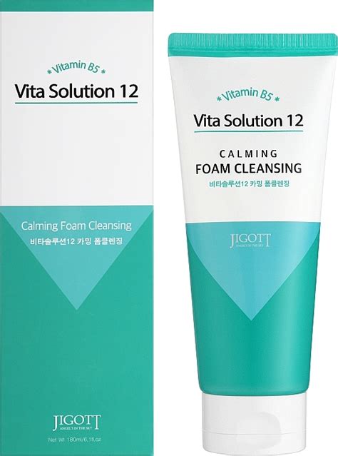 Jigott Vita Solution 12 Calming Foam Cleansing Raminančios veido