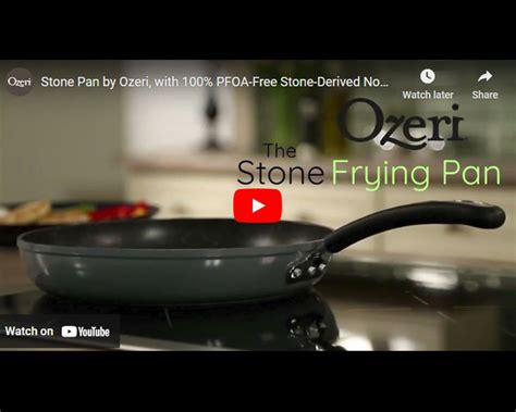 12 Stone Frying Pan By Ozeri With 100 Apeo And Pfoa Free Stone Derived Non Stick