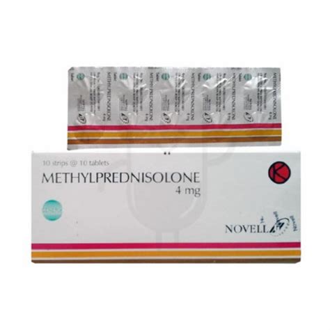 Methylprednisolon Novell 4mg Tablet Per Strip SIPLah