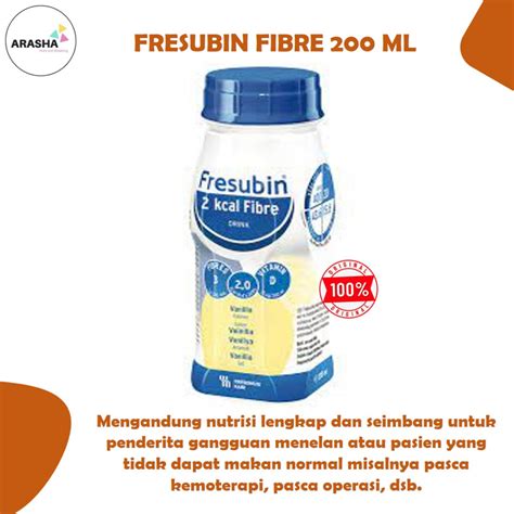 Jual FRESUBIN FIBRE 2 KCAL Fibre Drink 200 Ml Susu Tinggi Kalori Susu