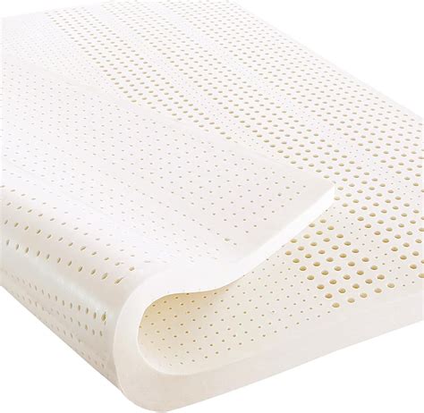 Talatex Premium Dunlop Latex Mattress Topper, 7-Zone Foam Mattress ...