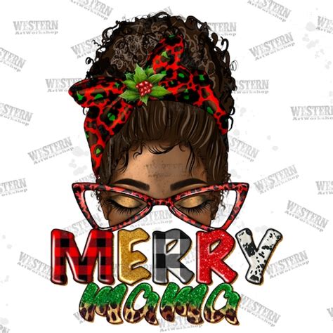 Afro Messy Bun Gray Hair Plain Png Sublimation Design Afro Etsy