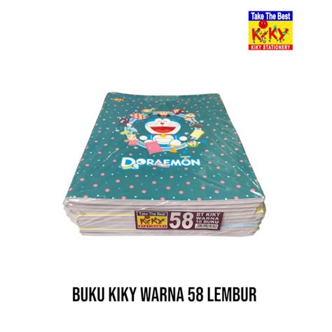 Jual Buku Tulis Kiky Warna 58 Lembar Cover Random 1 Pack Isi 10 Buku