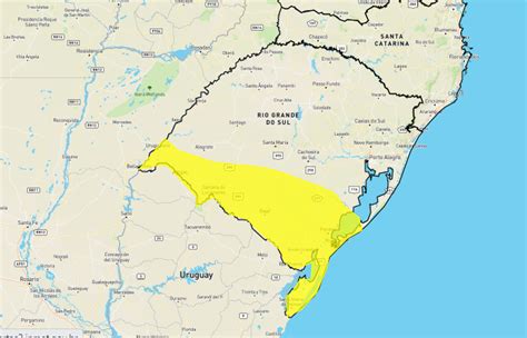 Inmet Emite Alerta Para Chuva Intensa Em Parte Do Rs Agora Rs