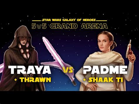 V Traya Vs Padme Swgoh Gac Counters Swgoh Tv