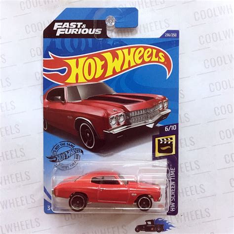 Hot Wheels Fast Furious Chevelle Ss Shopee Malaysia