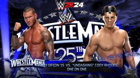 Full Match Randy Orton Vs Undashing Cody Rhodes Wrestlemania 25