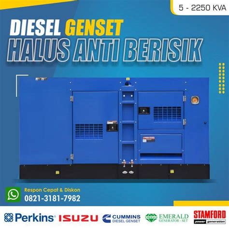 Jual Harga Genset 40 Kva Super Silent Type Jual Genset Surabaya