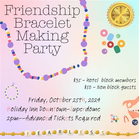 Friendship Bracelet Making Party