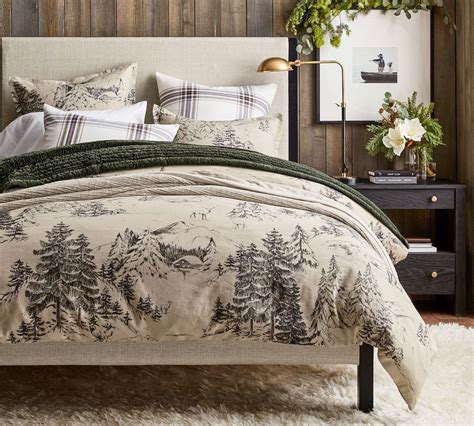 Rustic Forest Duvet Cover Pottery Barn