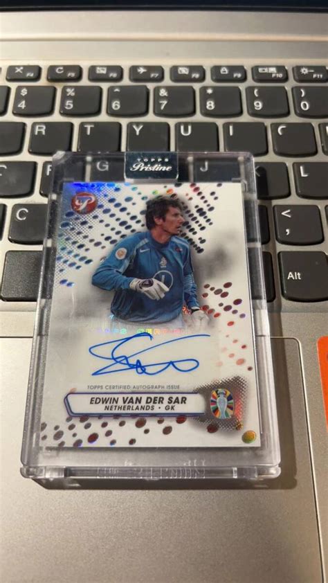 0472023 Topps Pristine Road To Euro 2024 Edwin van der Sar 直筆サインカード その