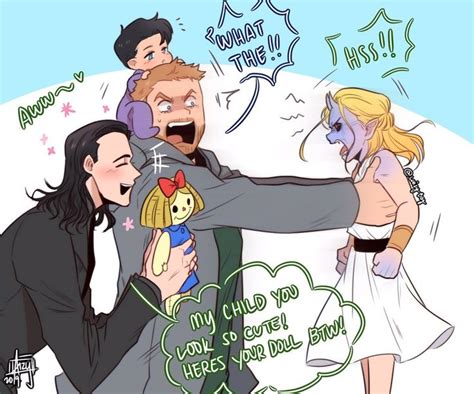 Pin En Baby Marvel Loki Thor Vengadores Graciosos Loki Fan Art